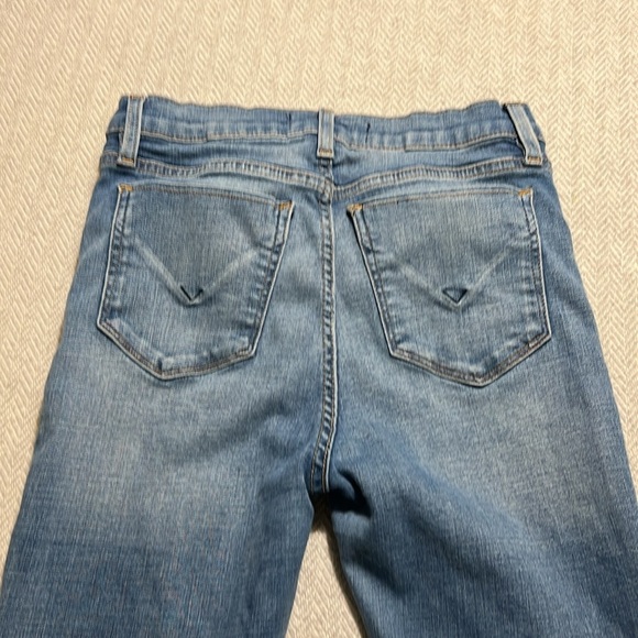 Hudson Barbara Super Skinny Jeans. Light Blue Ankle Cropped Denim. Size 28. - Picture 4 of 12